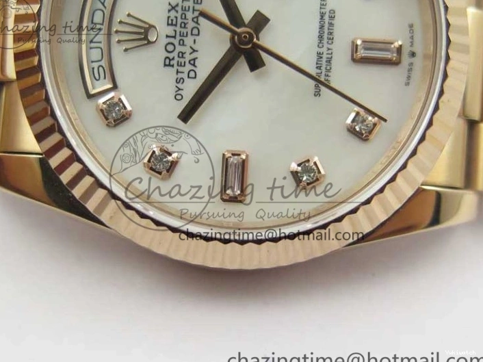 Dial Maker President 36 Edition on Markers Bp Day-Date MOP Crystral 128239 Best Bracelet RG RG White 0220